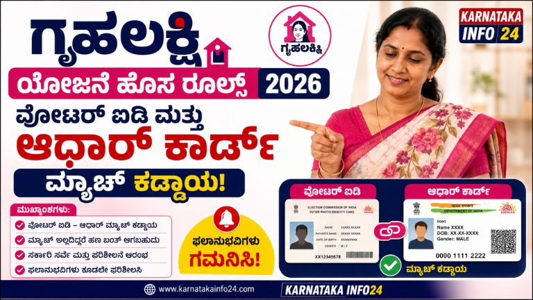 ಗೃಹಲಕ್ಷ್ಮಿ ಯೋಜನೆ ಹೊಸ ರೂಲ್ಸ್ 2026