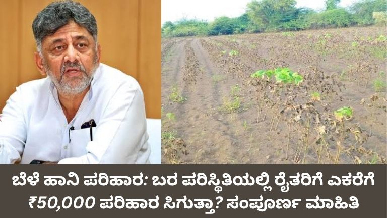 ಬೆಳೆ ಹಾನಿ ಪರಿಹಾರ